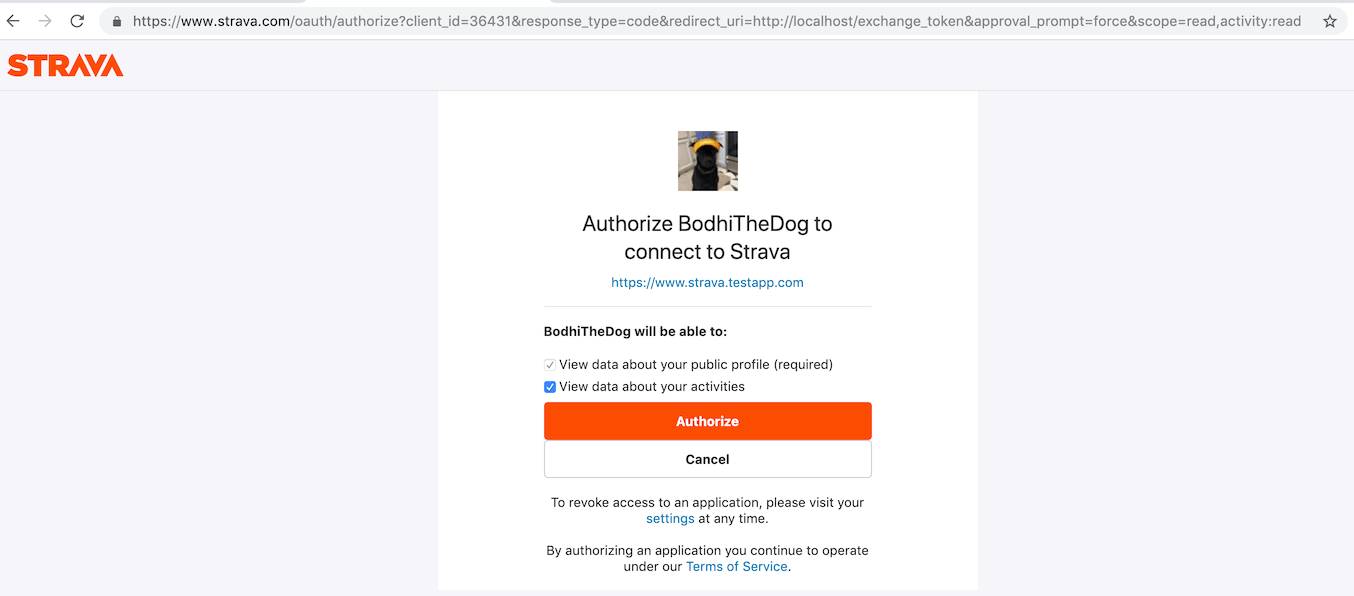· click on the little green sign up button on the right side of the . Strava Developers