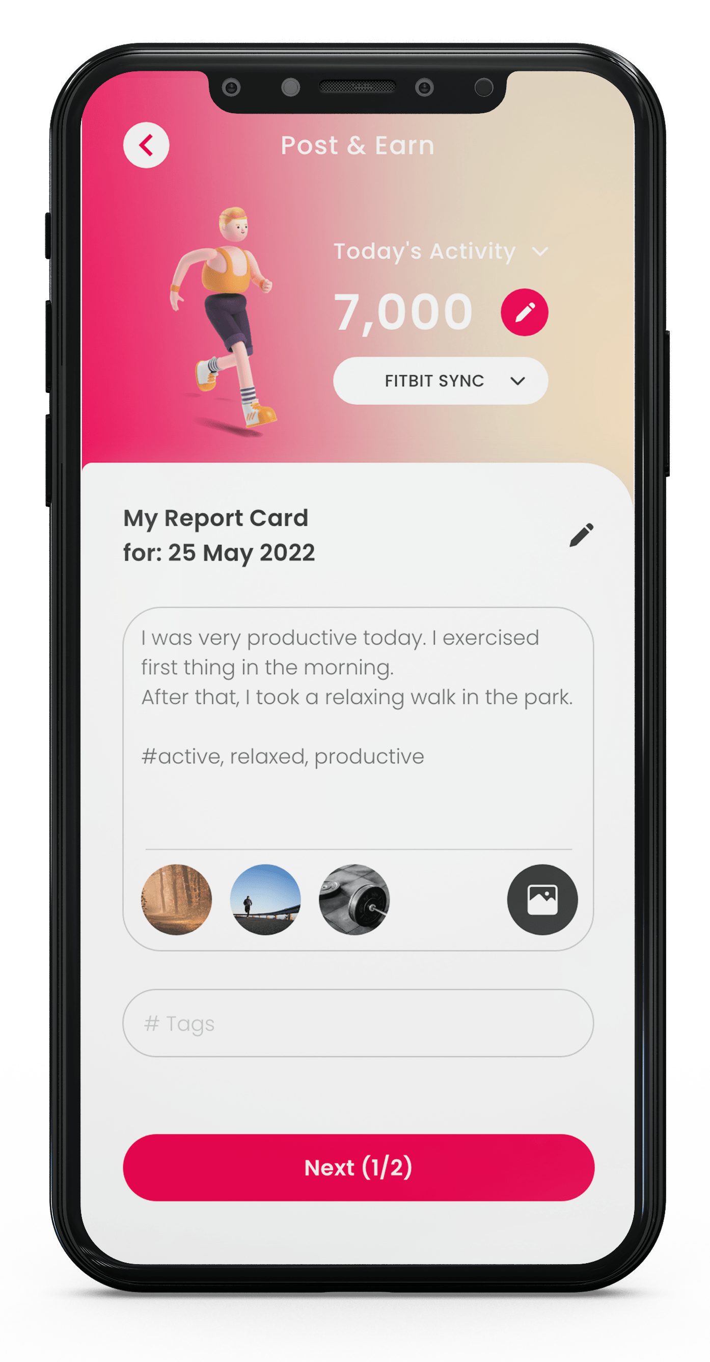 fitness app that rewards