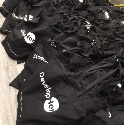 DevelopHer Goodybags by ShoutPM