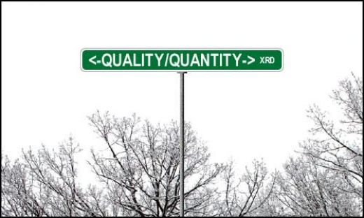 Quality vs Quantity Developing Money ideas