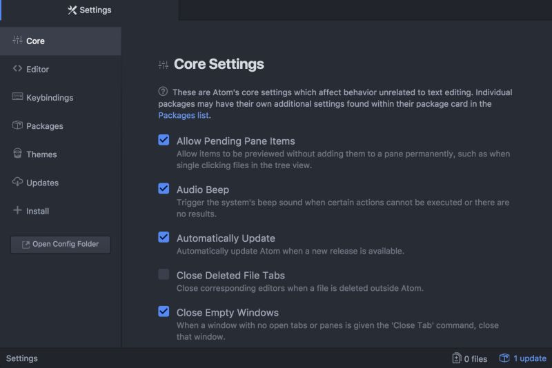 Atom Getting Started - Classic Abstract Background - Retina