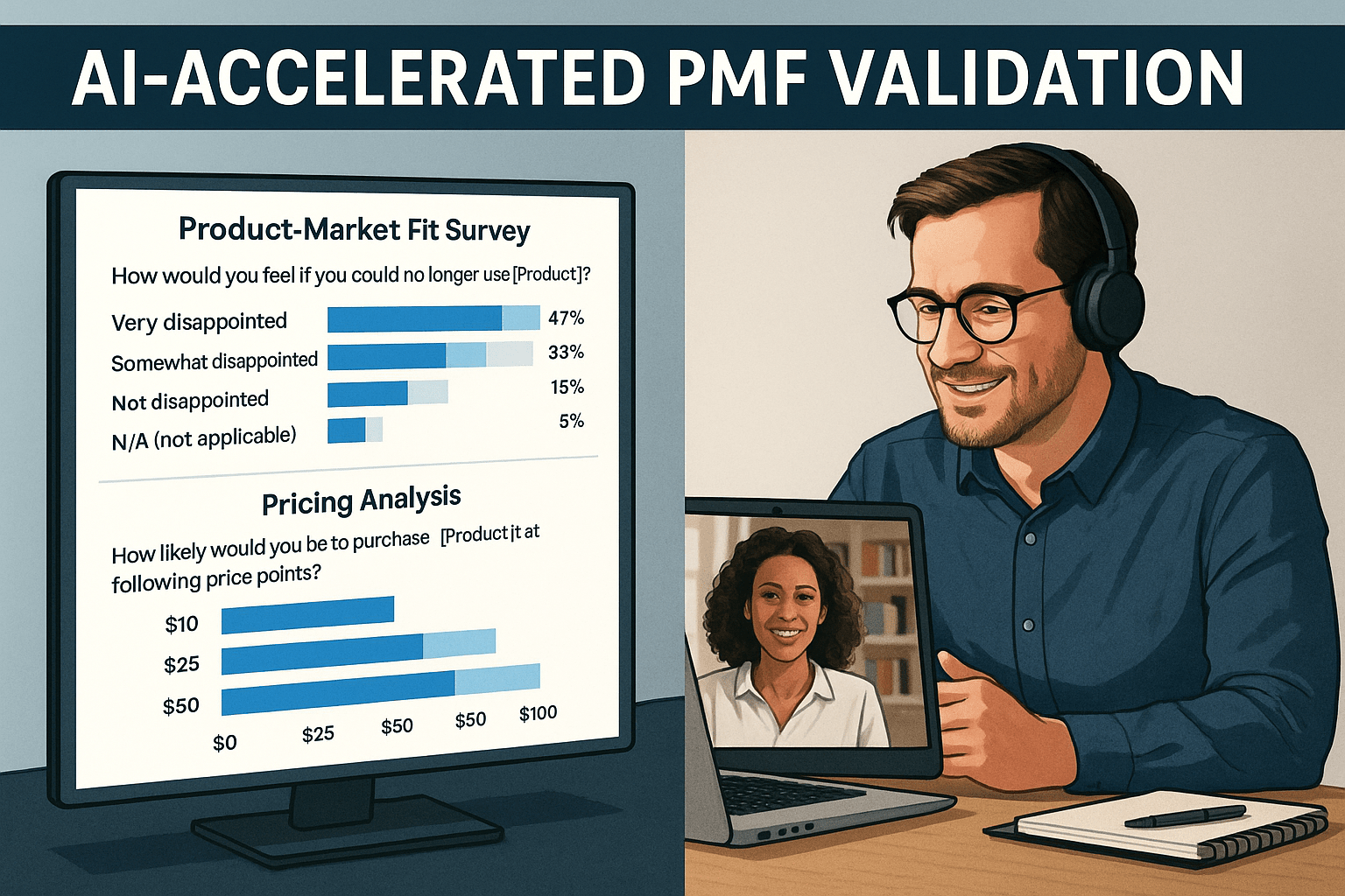 AI-Accelerated PMF Validation: A Smarter, Faster Path to Market Fit for SaaS Founders