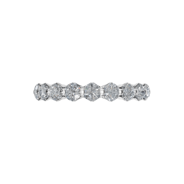 Radiant Natural Diamond Eternity Ring – Bold Brilliance, Timeless Design - Image 7