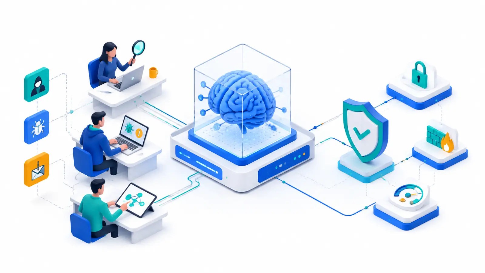Team red-testing an AI model, connected tools and safeguards before launch