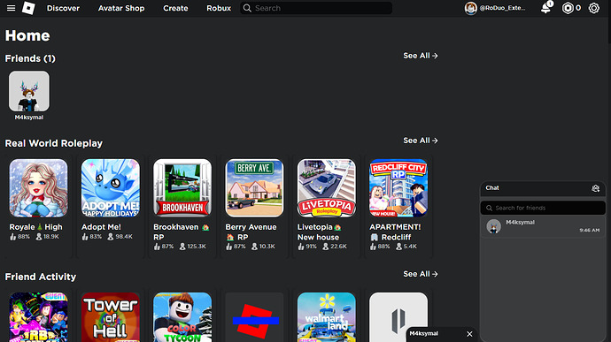 Roblox Home Page Redesign Just For Fun Creations Feedback 2 690x387 