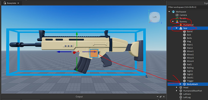 Gun Roblox Studio H Ng D N Chi Ti T T O V Kh V Tr Ch I B N S Ng 2 690x334 