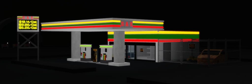 Feedback On My Gas Station Build Creations Feedback Developer Forum 2 1024x342 