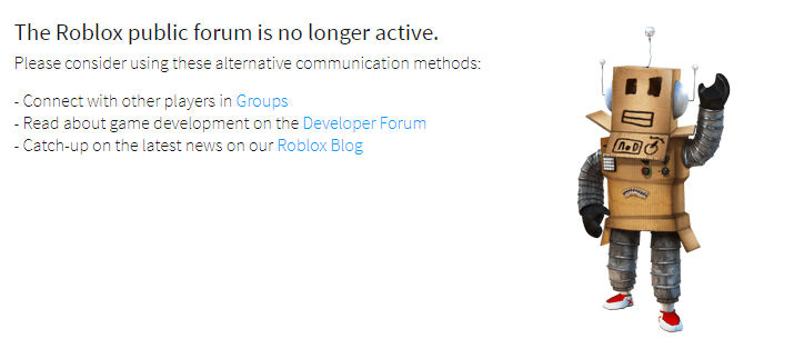 Upcoming Changes To The Public Roblox Forum Developer 