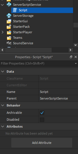 Script In Wont Be Read Scripting Support 