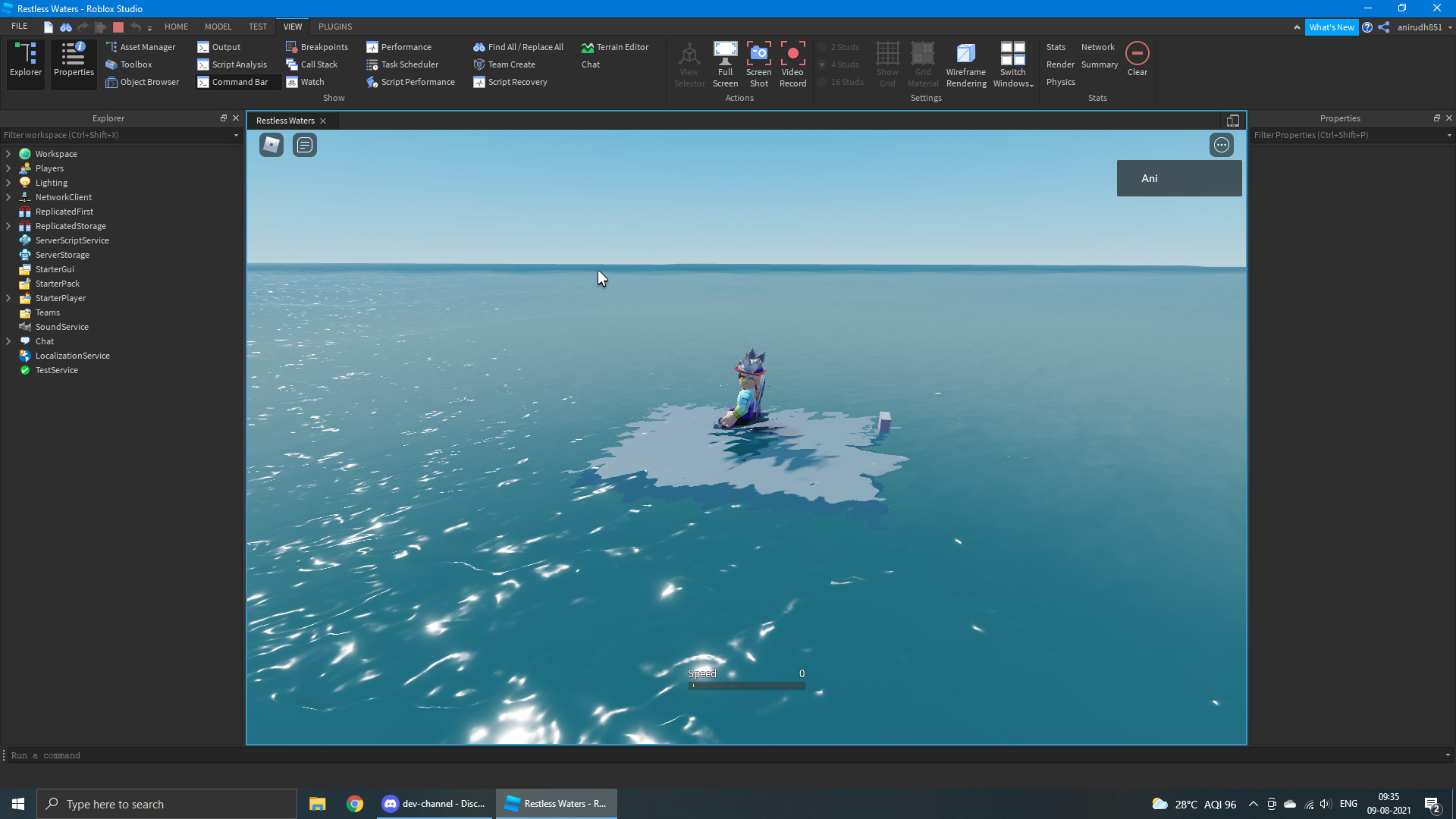 How Would I Keep A Boat Aligned To The Water Scripting Support 