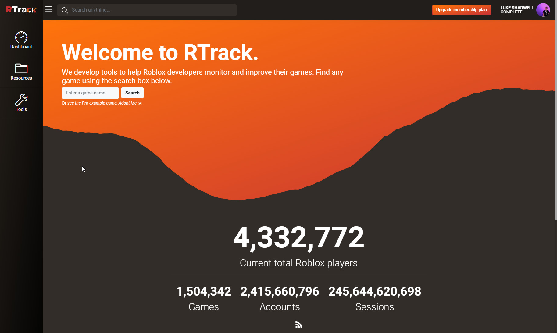 RTrack Alpha V 3 0 Tracking For Roblox Games More Community 