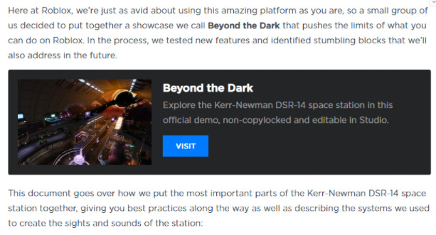 Beyond The Dark A Vistech Showcase Community Events Developer 