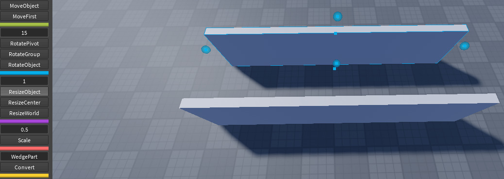 How To Extend The Length Or Scale Of One Side For Multiple Selected 