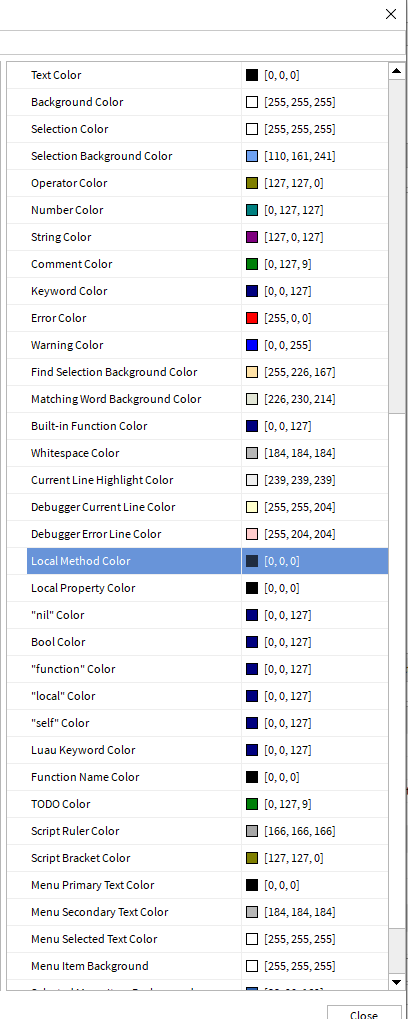 New Scripting Colors Since When Scripting Support Developer Forum 