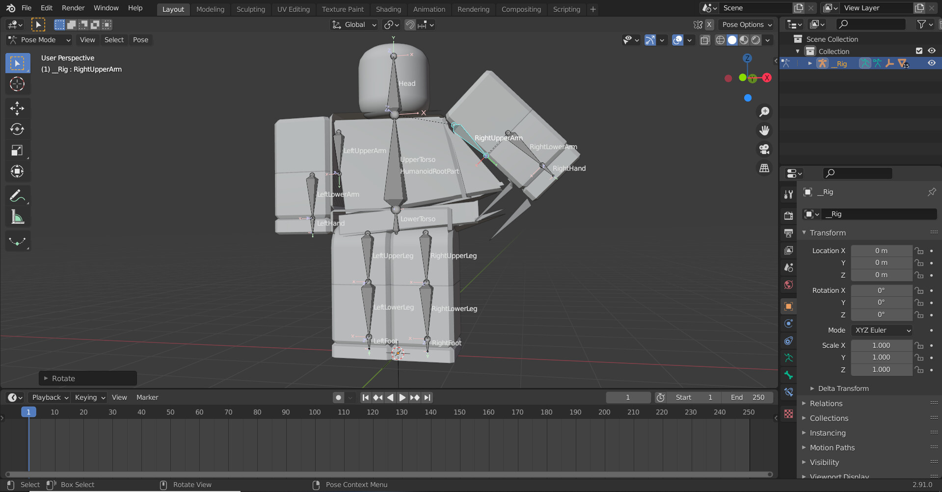 Roblox Rig Won T Work When I Rig It In Blender Art Design Support 