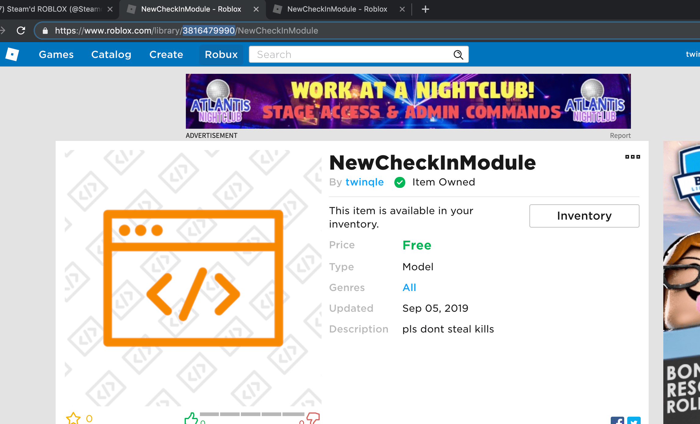 Unable To Find Module For Asset Id Scripting Support Developer 