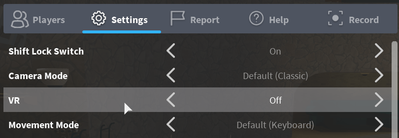 Allow Us To Toggle VR Mode Engine Features Developer Forum Roblox 