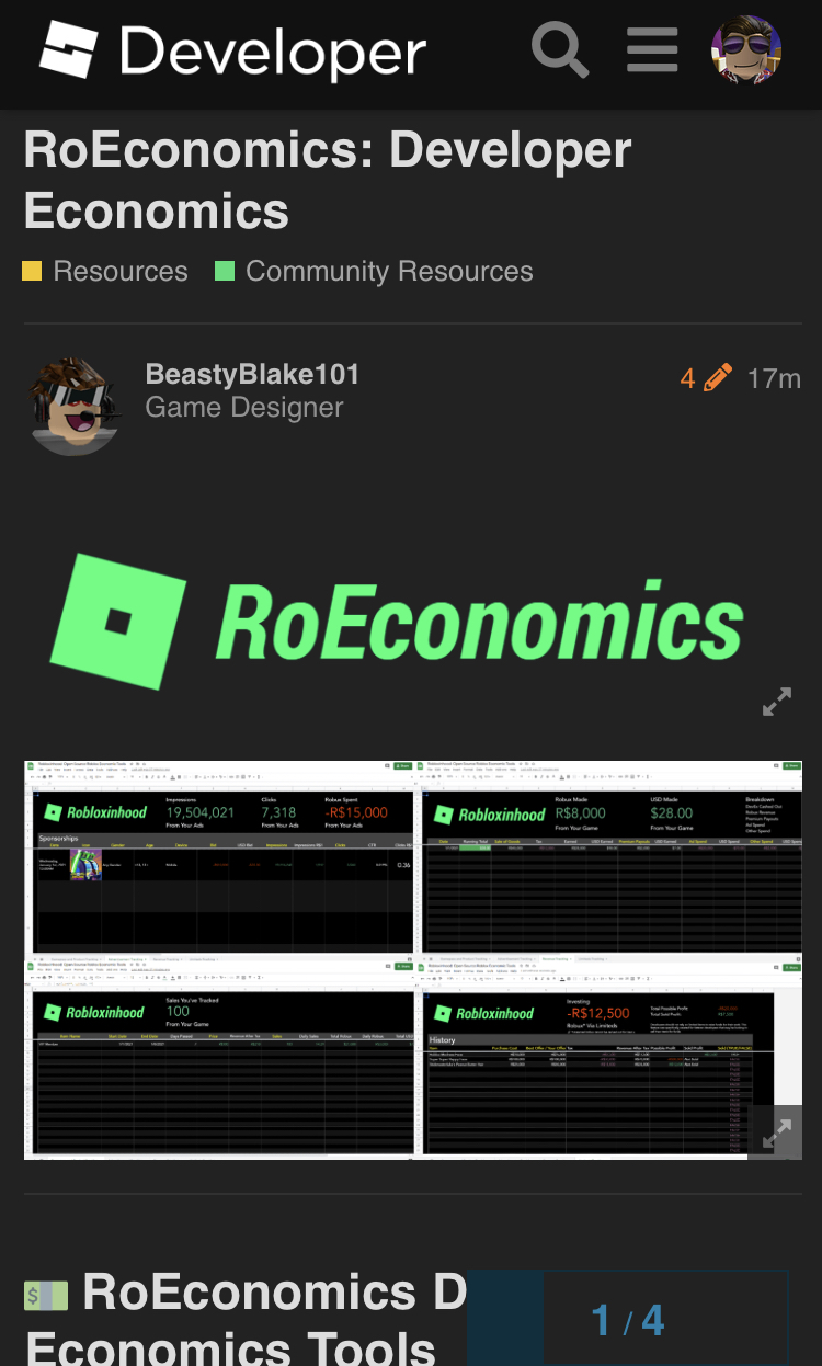 RoEconomics Better Developer Economics Community Resources 
