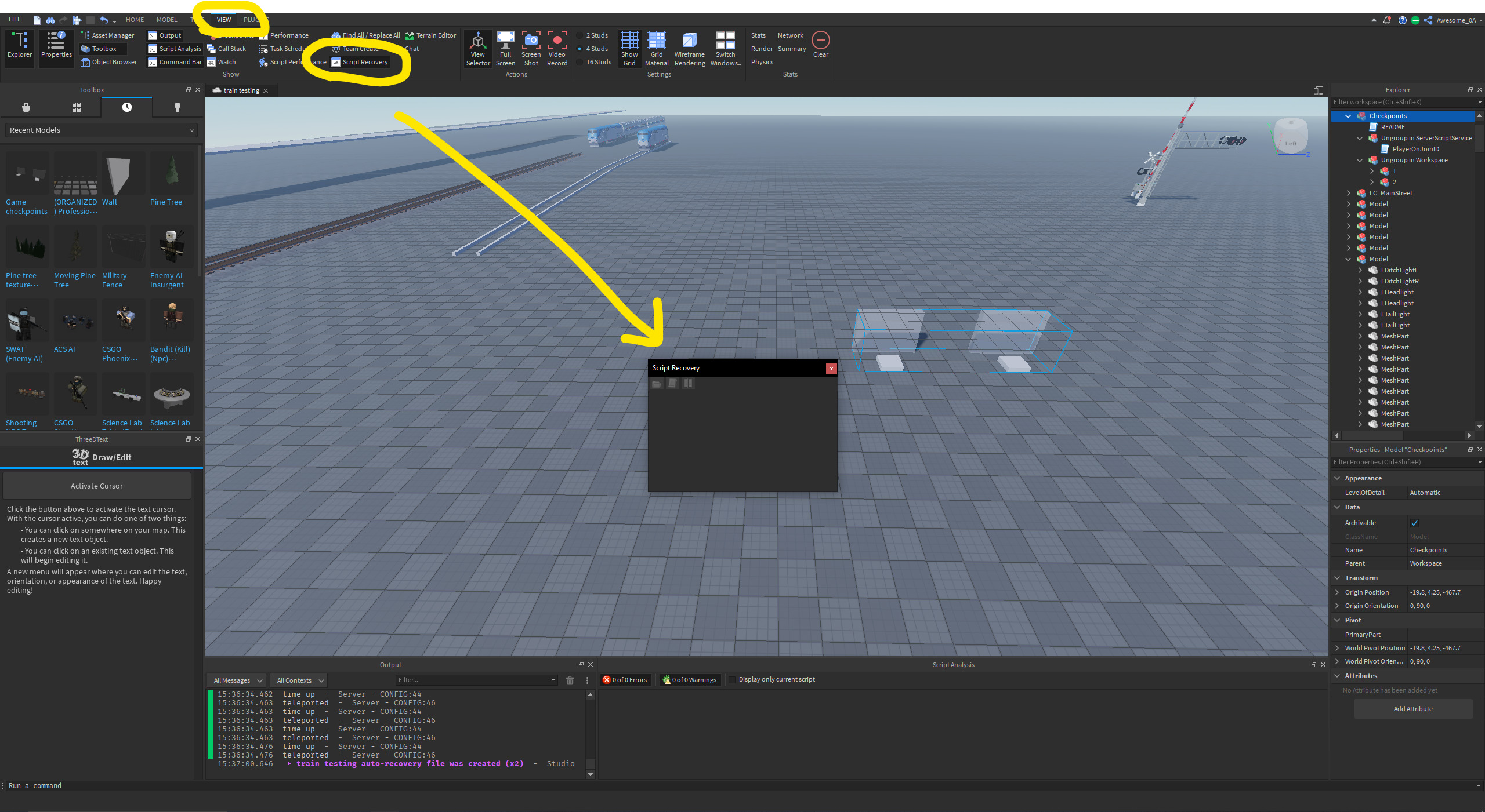 How To Use Roblox S Script Recover Feature On Mac Scripting Support 