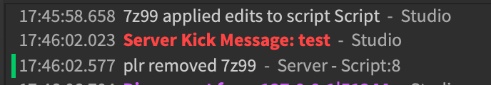 Check Kick Message Ban Exploit Prevention Scripting Support 