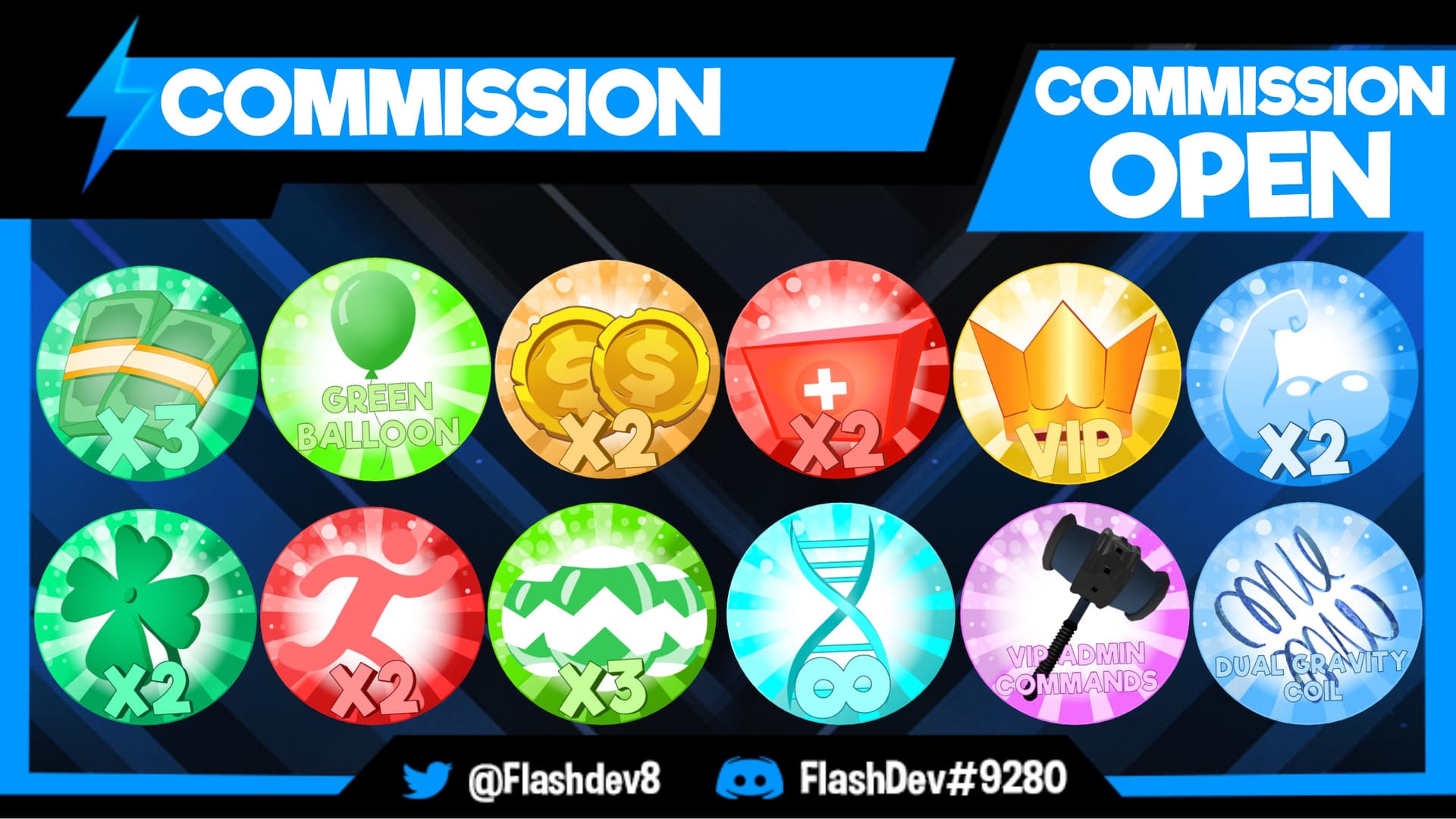 FlashDev 8 Game Pass Icon Designer Showcase Your Portfolio 