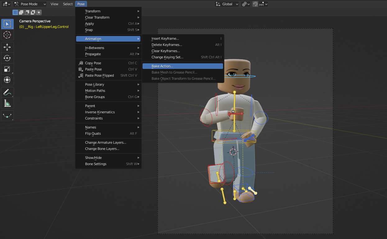 Issue With IK Constraints On Rig When Imported To Roblox Blender 