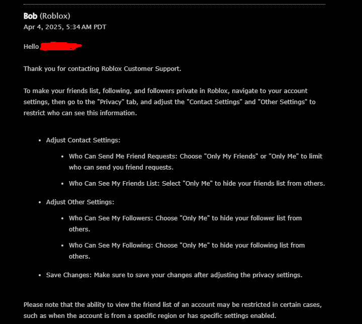 Friendlist Hidden For Certain Users Roblox Application And Website 
