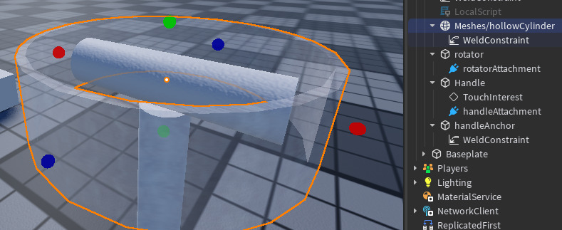 A Rotating Player Tool Part Won T Stay Attached Properly To Tool While 