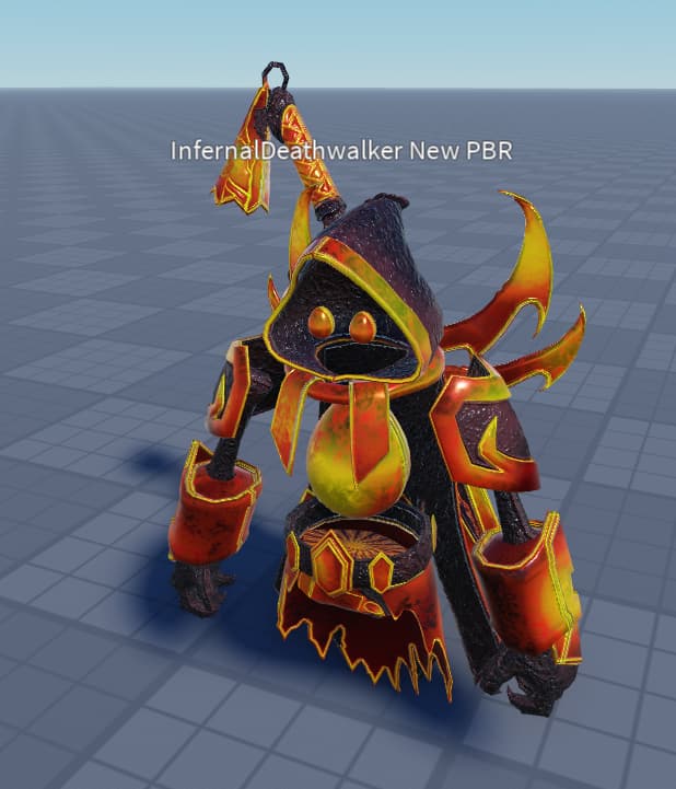Infernal Deathwalker Needs Texture Catalog Asset Bugs 