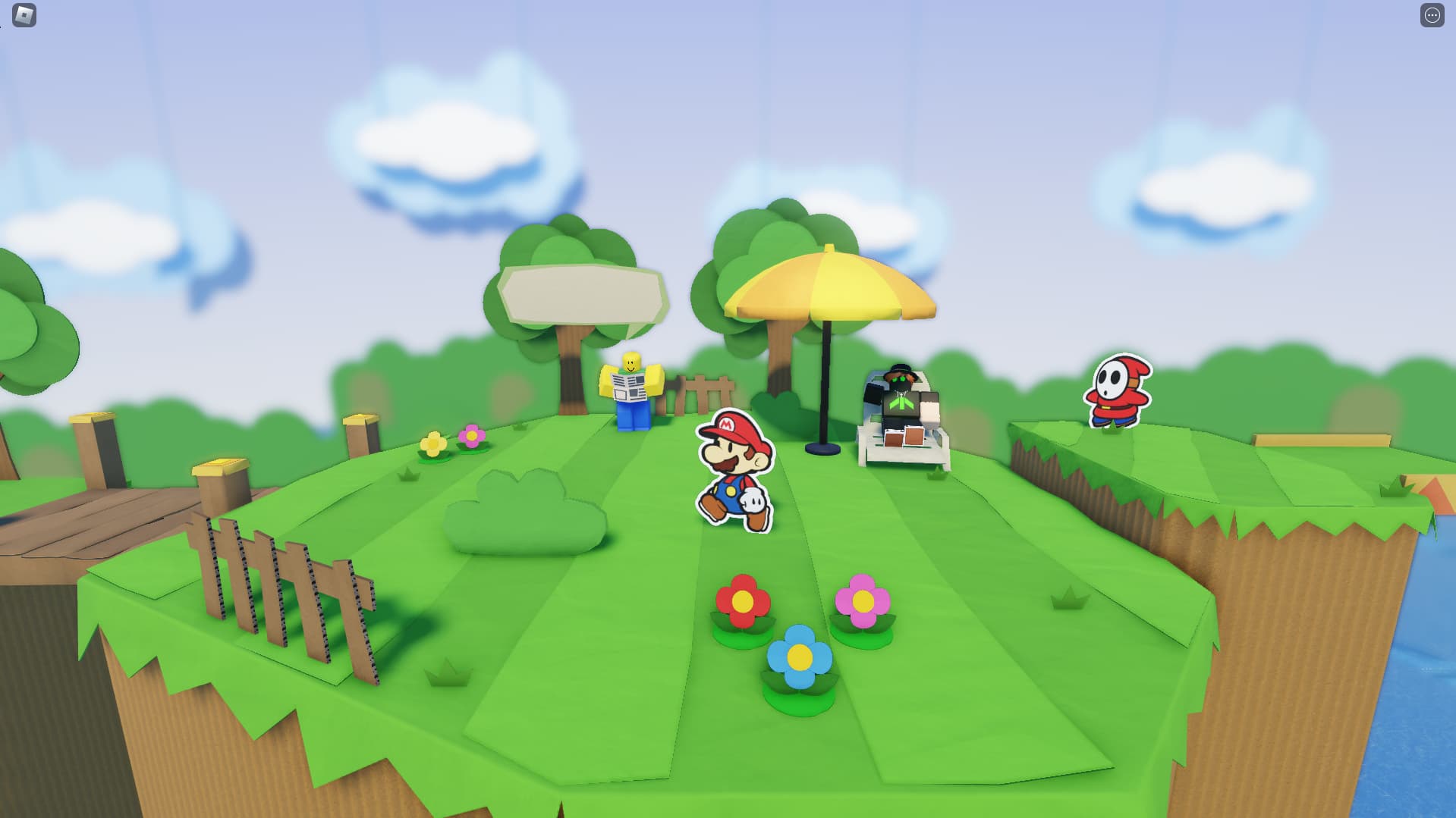 Working On A Paper Mario Type Game In Roblox Creations Feedback 