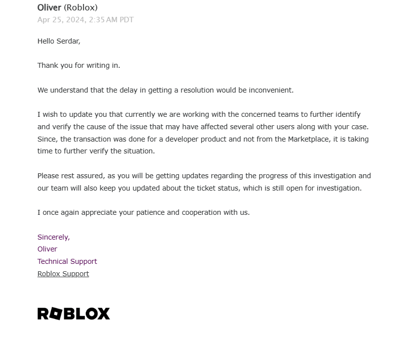In Roblox Customer Service Tickets Website Features 