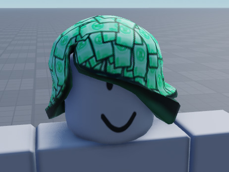 Robux Shaggy Is Sized Too Big Causing It To Not Fit On The Head And Is 