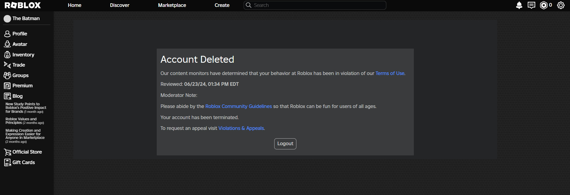 Very Weird Account Deletion Platform Usage Support Developer Forum 