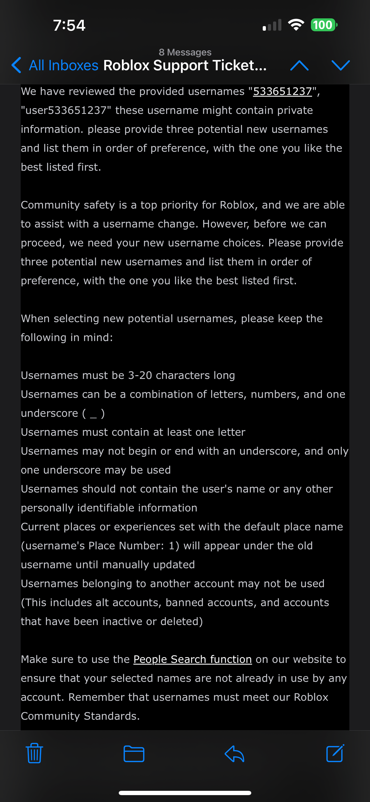 Roblox Support Changed My Username Need Advice Platform Usage 