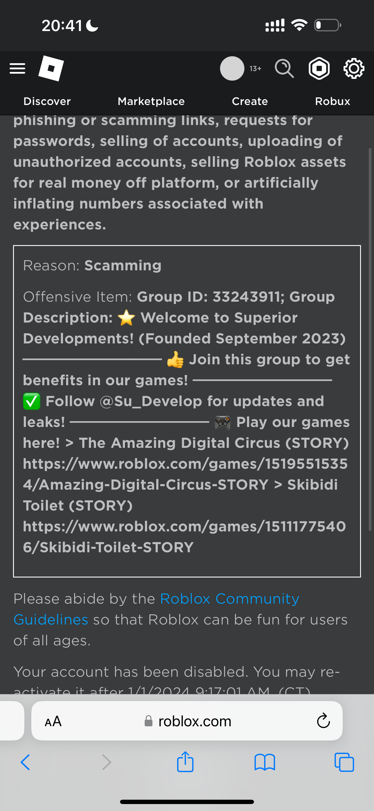 Banned For 1 Day For Scamming Will It Affect My Devex Platform 