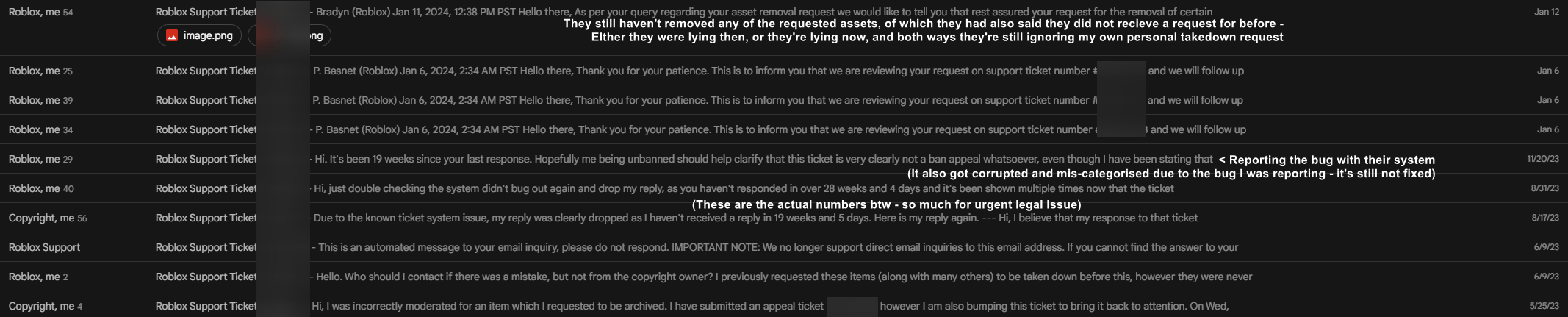 Roblox Doesnt Answer My Support Ticket Platform Usage Support 
