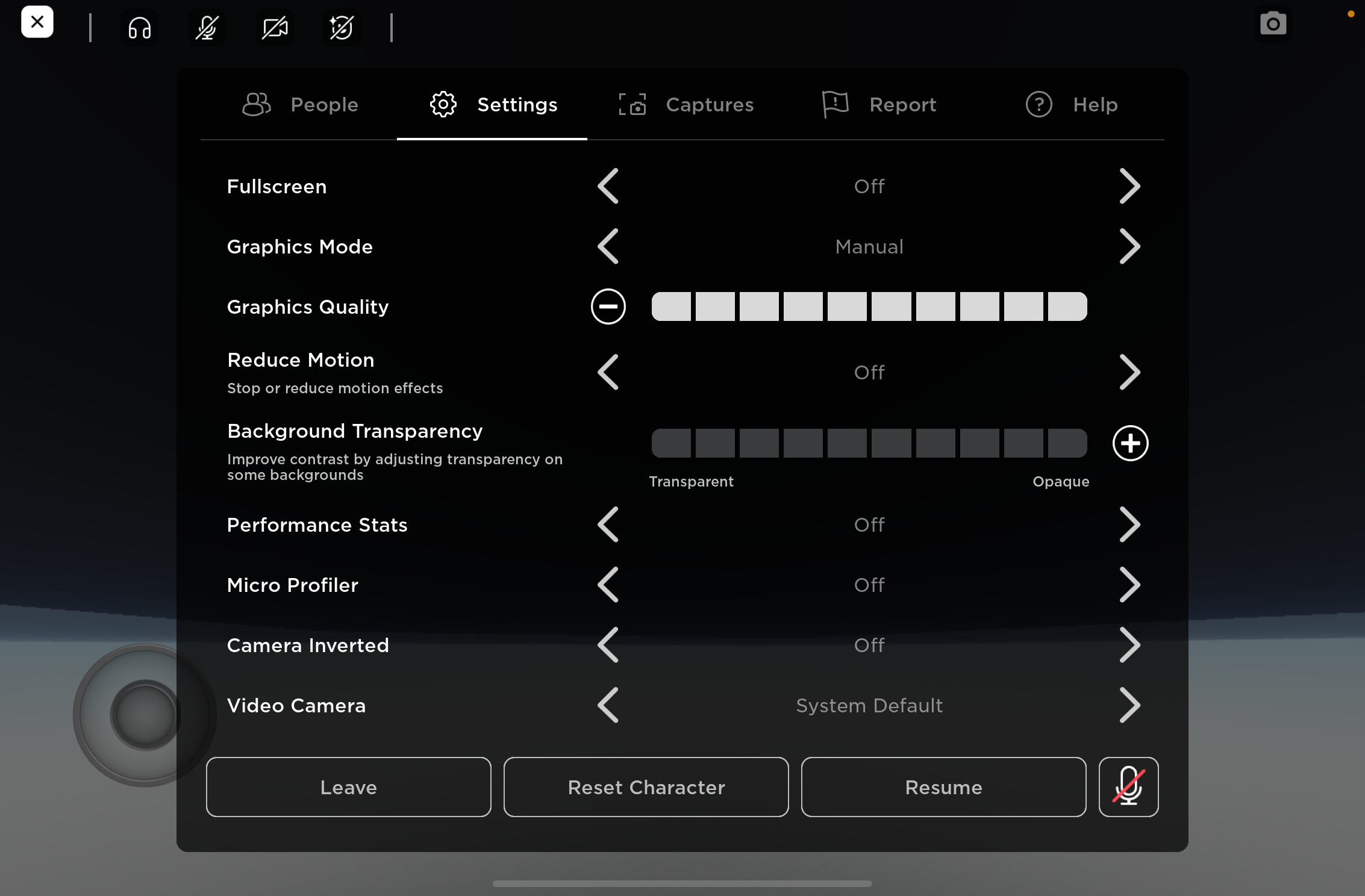 Not Able To Change Active Video Camera On Enabled 