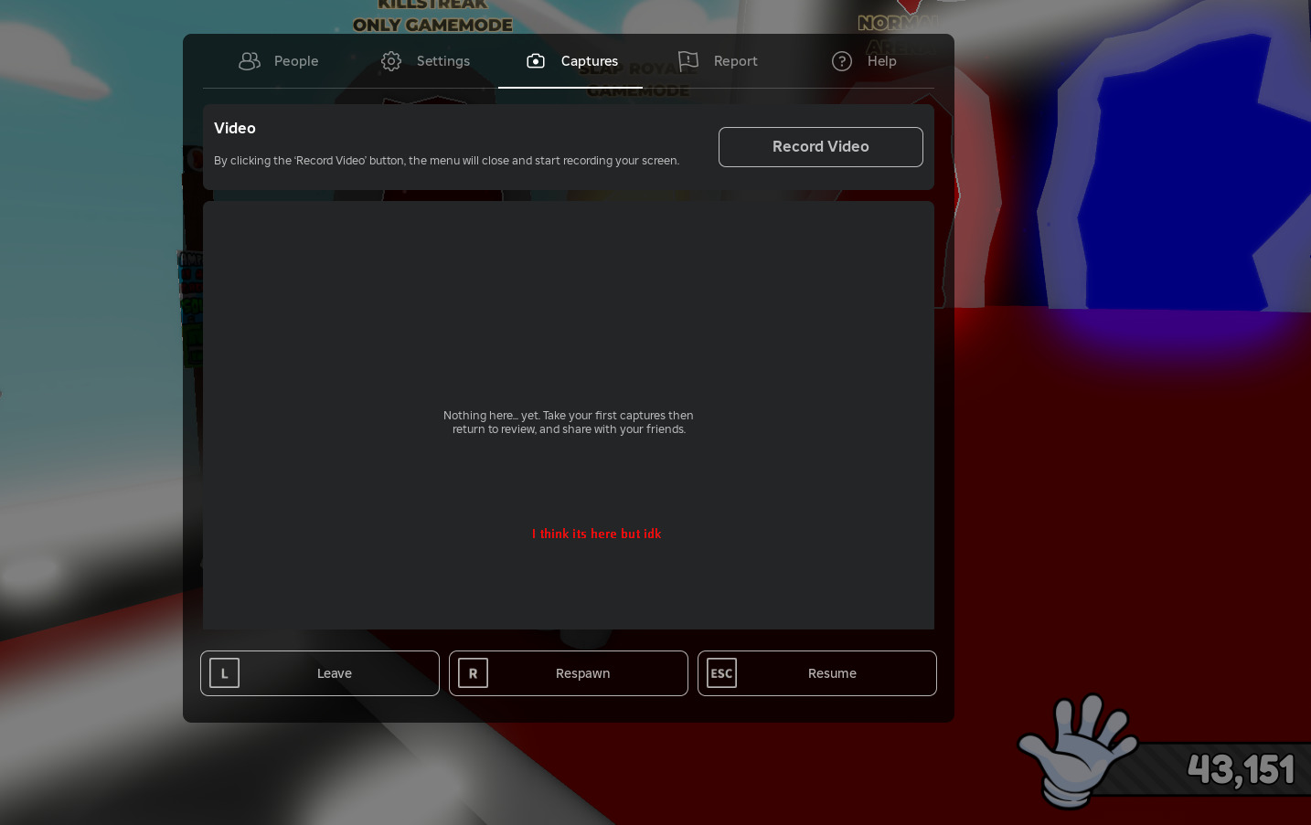 Can T Screenshot Using Roblox Screenshot Platform Usage Support 