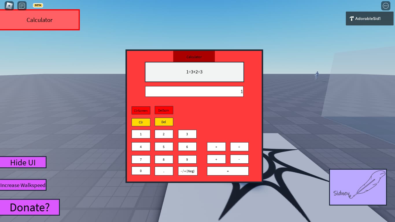 Feedback On My Calculator Creations Feedback Developer Forum Roblox 