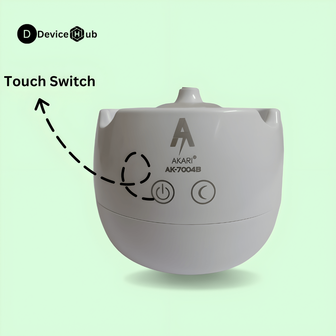 Rechargeable Table Lamp with Touch Control, Adjustable Angles & Brightness, 2000 mAh Battery, Night Light Mode - 6 Hours Backup