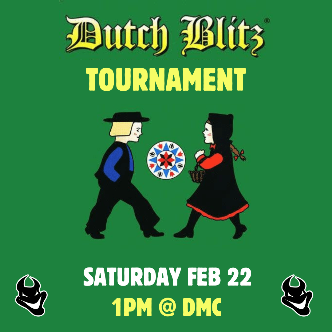 Dutch Blitz Tournament Poster