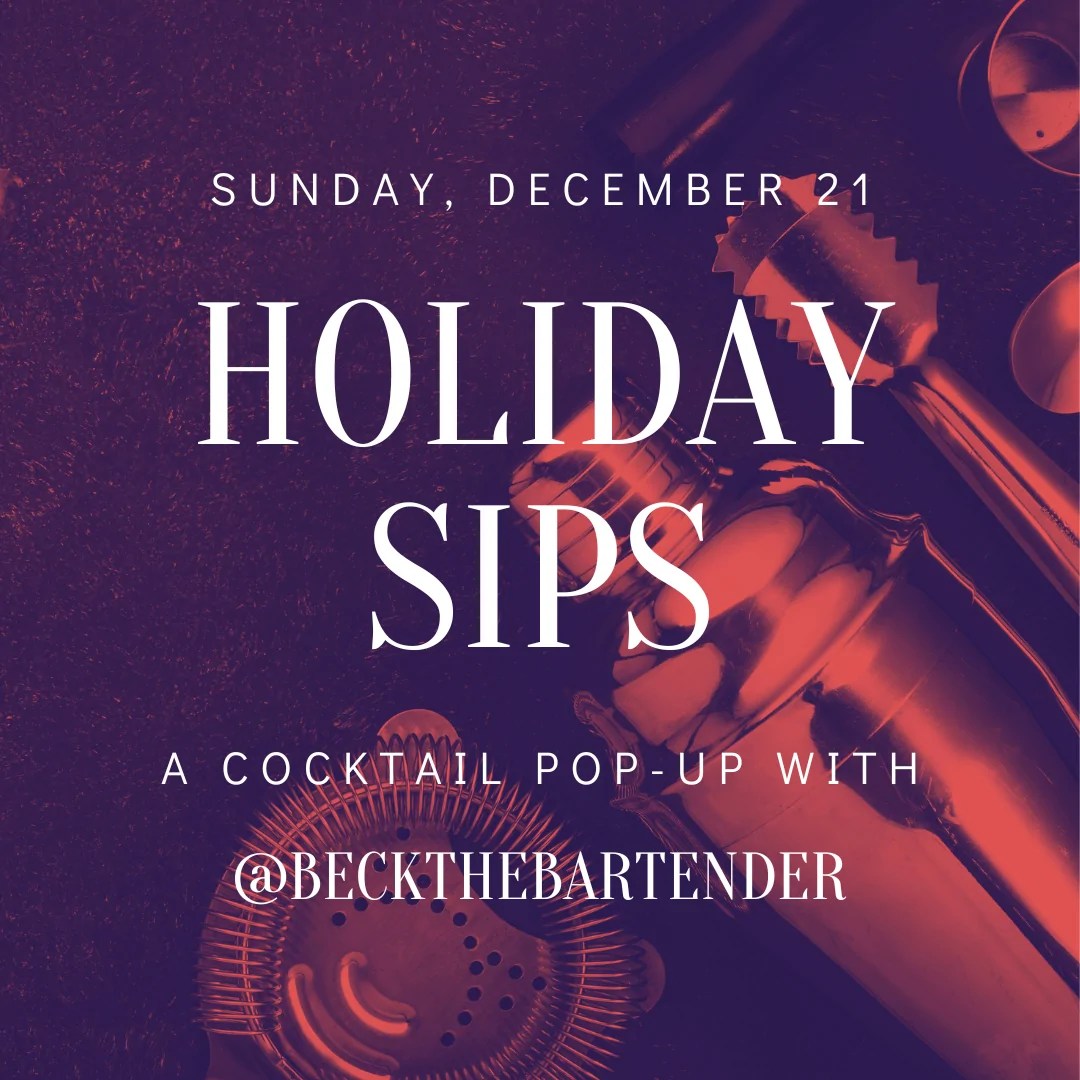 Holiday Sips poster