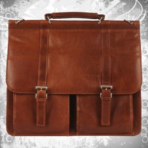 Leather Rugged Leather Bag Top Rod Brief