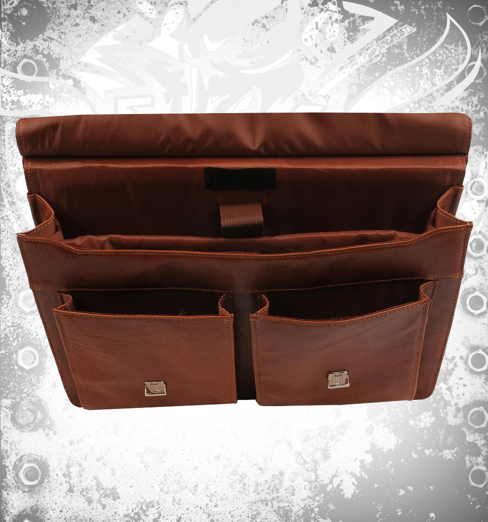 Leather Rugged Leather Bag Top Rod Brief - Image 2