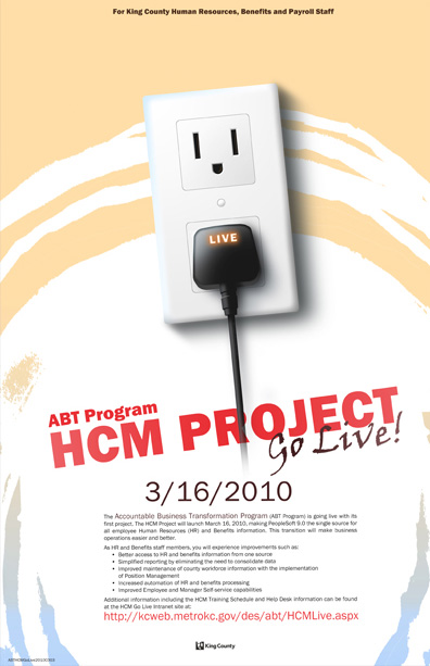 HCM Project “Go Live” Poster