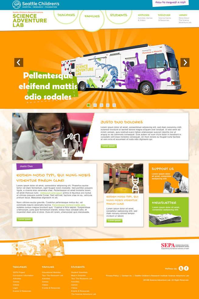 Science Adventure Lab (Home Page)