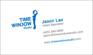 Time Window Studio – Name Card (Front)