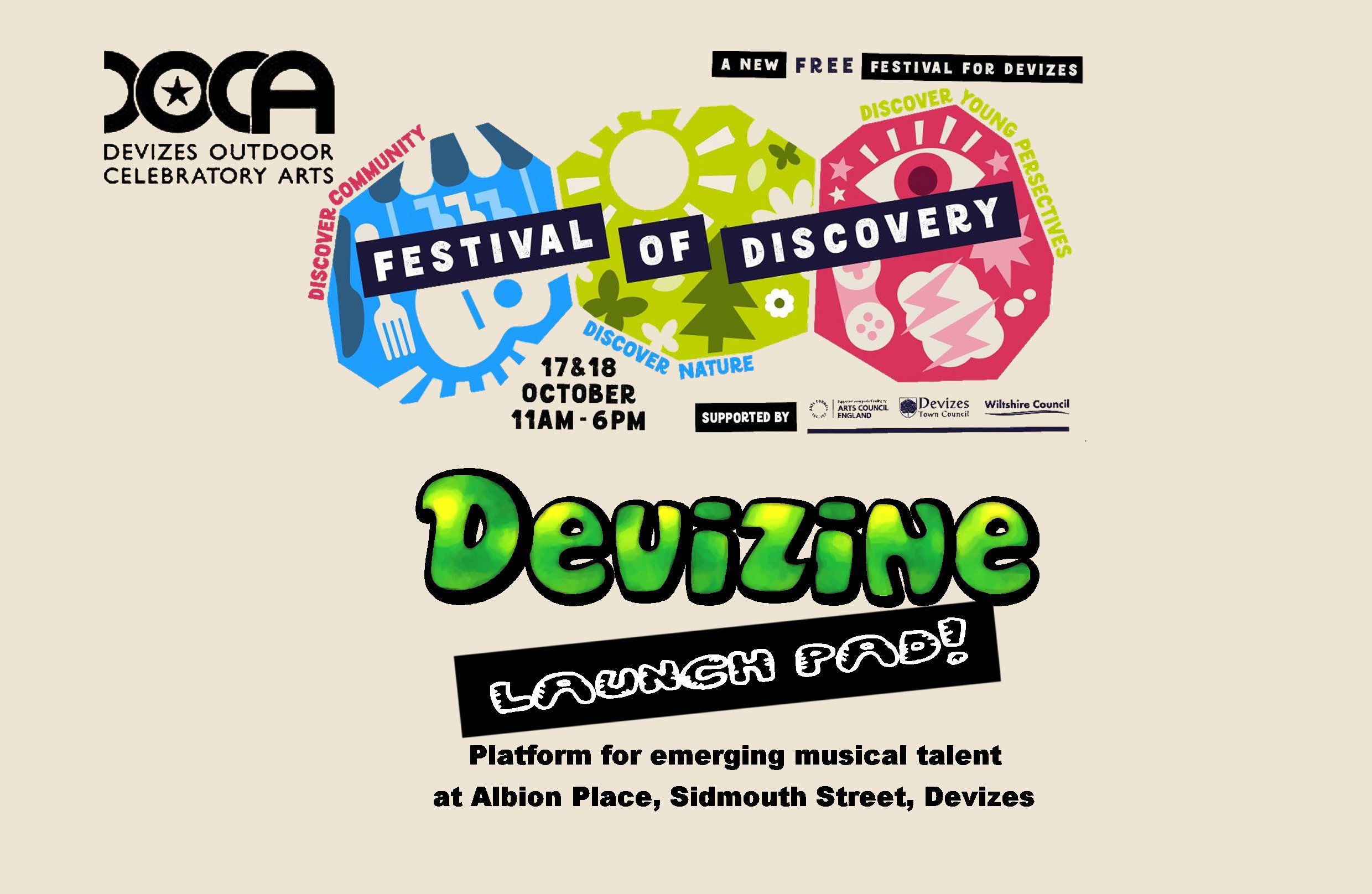Devizine Launchpad! Hosting Emerging Talent Area at DOCA Festival of Discovery