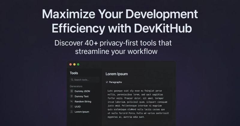 Devkithub Developer Utilities Offline And Secure Betalist - Premium Geometric Art Gallery - HD