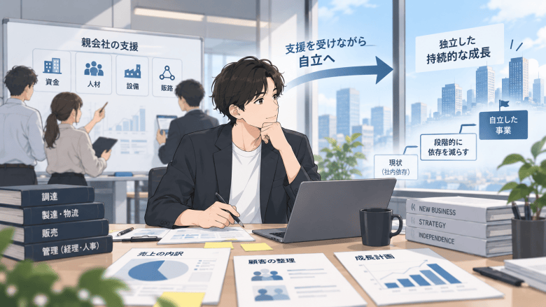 企業内企業 ビジネスモデル